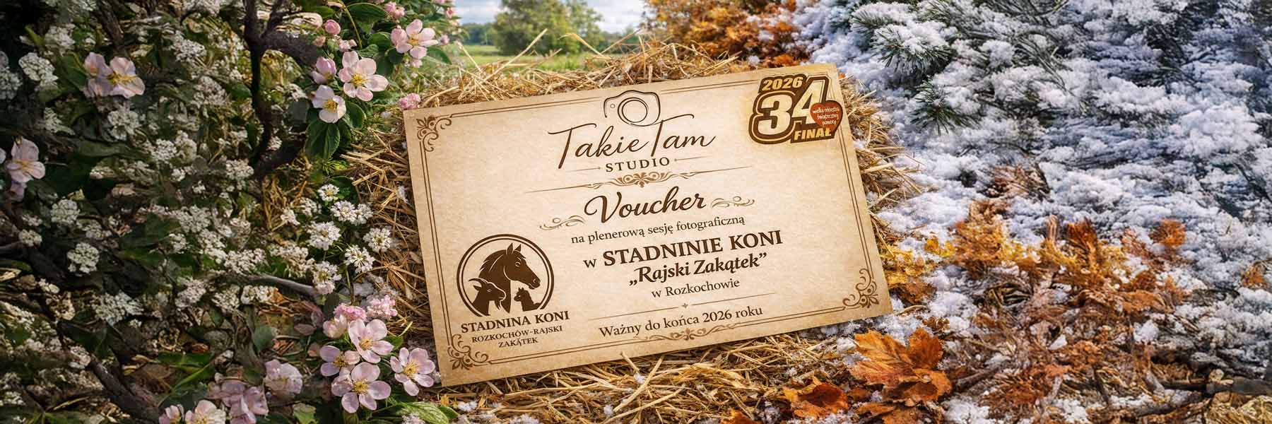 Zdobądź sesję w Rajskim Zakątku